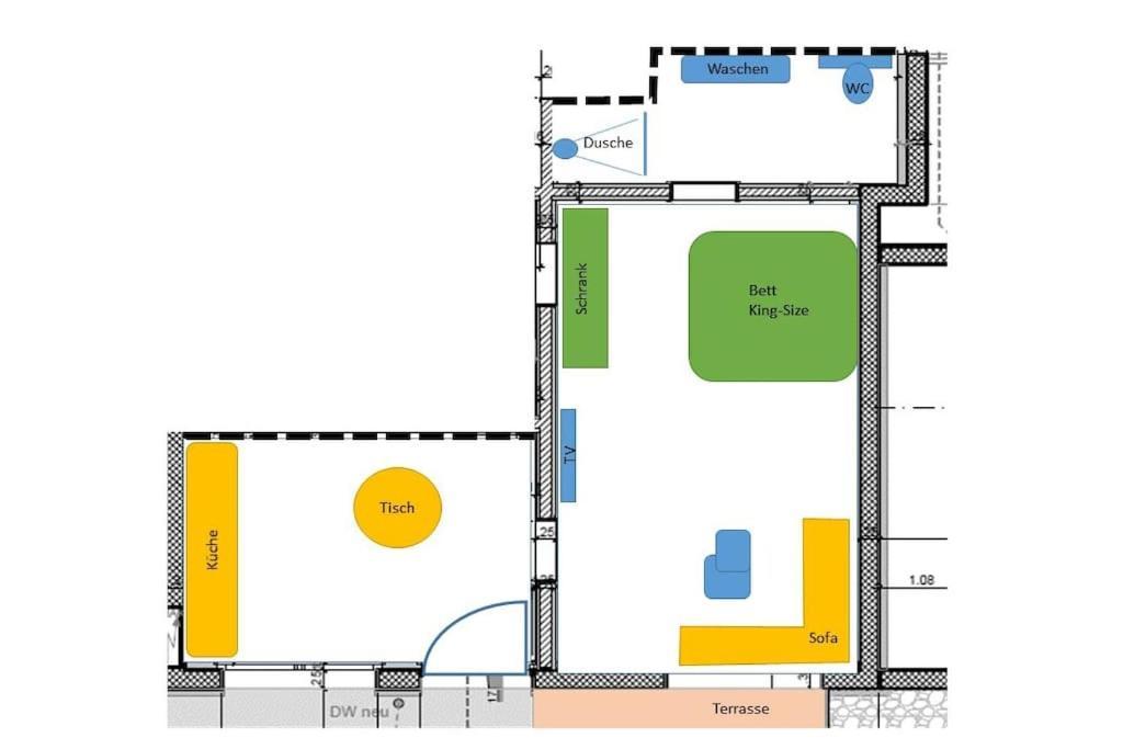 Kleine Auszeit - 2-Zimmer Ferienwohnung Spiez Exterior foto