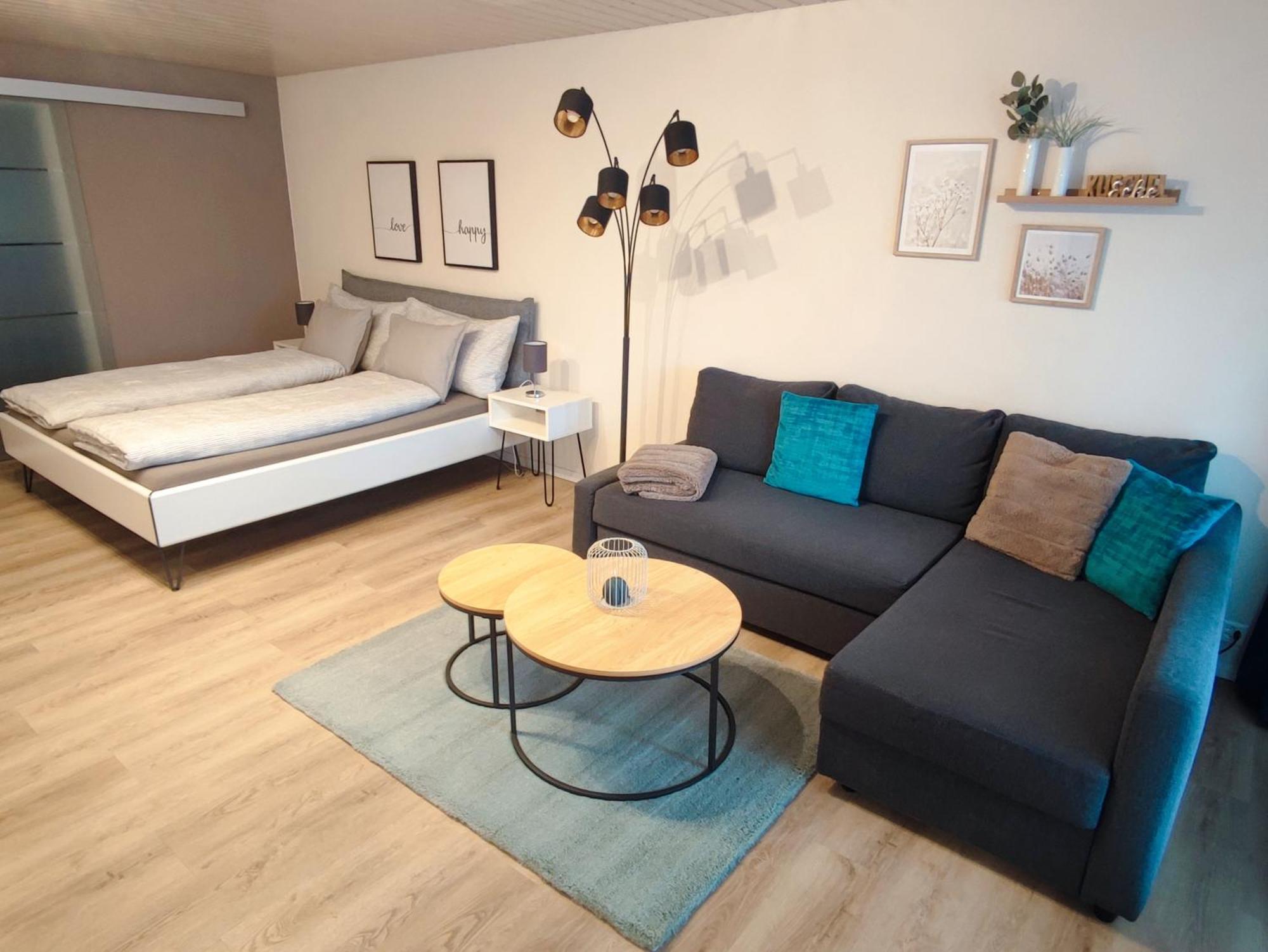 Kleine Auszeit - 2-Zimmer Ferienwohnung Spiez Exterior foto